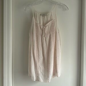 Blush color summer blouse